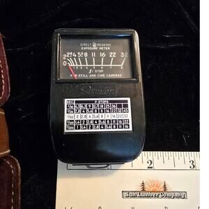 Weston Model 853 Vintage Light Exposure Meter‎ w/ Case Vintage Photography